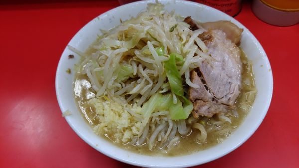 「小ラーメンニンニクカラメ」@ラーメン二郎 三田本店の写真