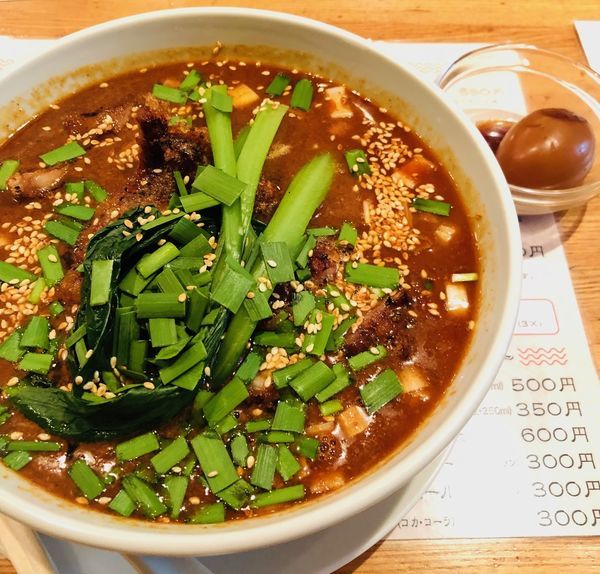 「排骨担担麺（固め￥1050）」@東京担担麺本舗 ゴマ屋の写真