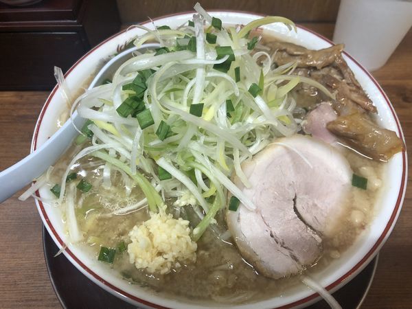 「らーめん・ニンニク・ナンコツ（750円）」@鬼豚オーガの写真