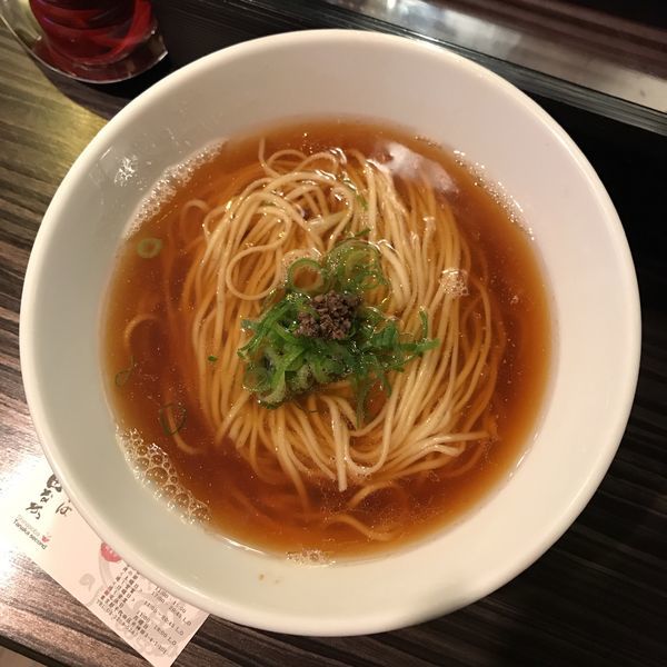 「煮干しトリュフかけそば, トリュフの和え玉」@志奈そば 田なかの写真