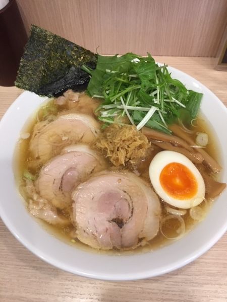 「しょうがラーメン 820円（チャーシュークーポン利用）」@めん処 羽鳥の写真