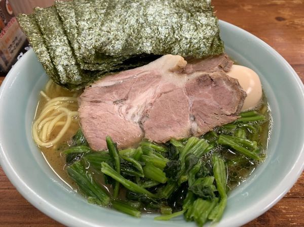 「MAXらーめん」@横浜ラーメン 武蔵家 船橋店の写真