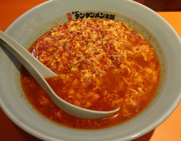 「タンタンメン（中辛）500円※開店サービス価格　通常780円」@元祖ニュータンタンメン本舗 池袋東口店の写真