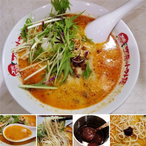 「四川担々麺　880円」@太陽のトマト麺 上野広小路支店の写真