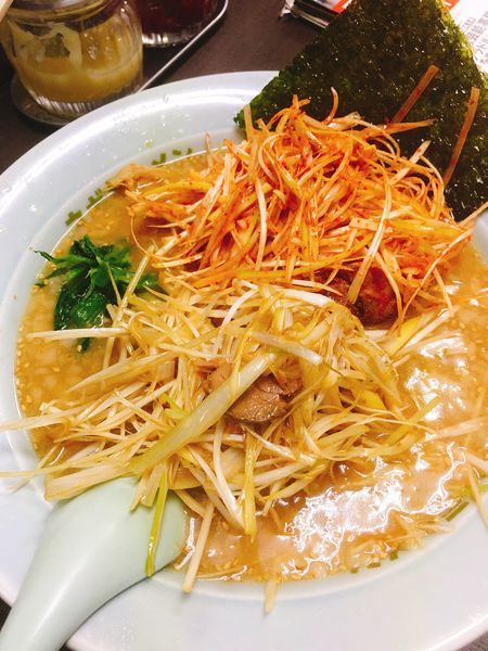 「ダブルネギ味噌ラーメン」@ラーメンショップ椿 ひたちなか店の写真