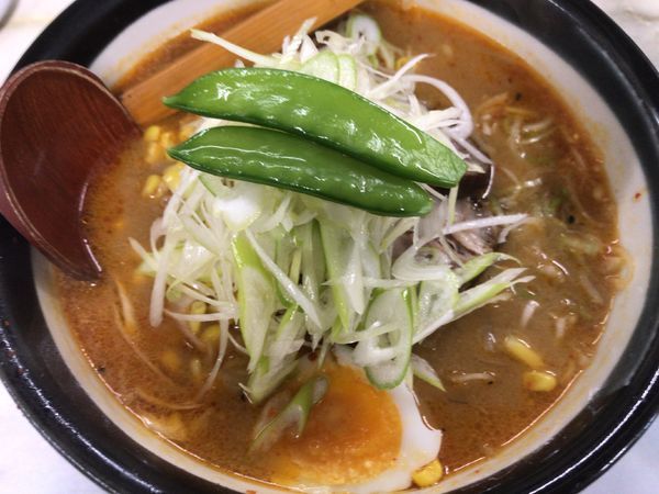 「味噌ネギラーメン・細麺850円」@ラーメン 日高の写真