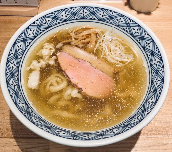 「塩煮干し（小・腹脂￥650）」@超多加水自家製手揉み麺 きたかた食堂の写真