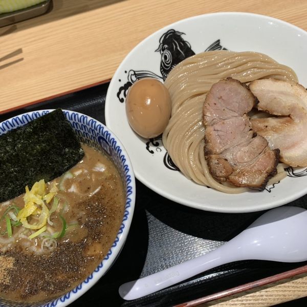 「濃厚味玉つけ麺」@松戸富田麺業 千葉駅構内店の写真