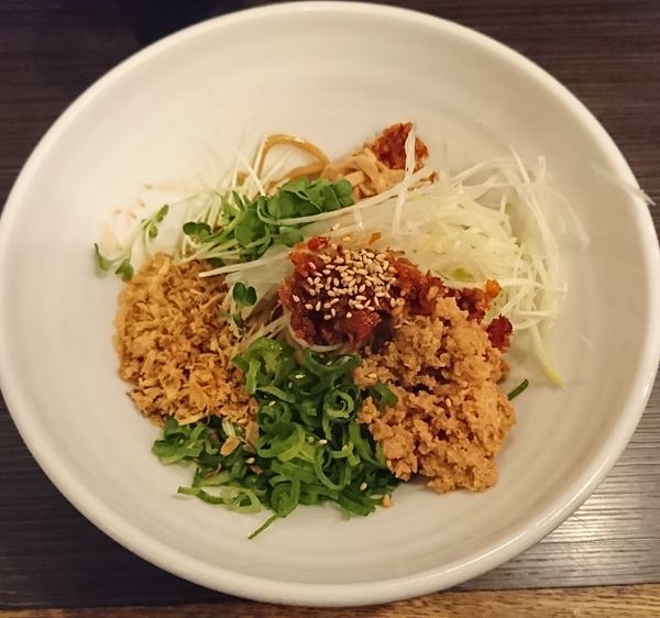 「まぜそば(夜限定)780円」@鶏そば 一瑳の写真