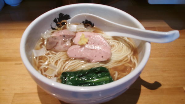 「鴨中華そば醤油（850円）+大盛（100円）」@満鶏軒の写真