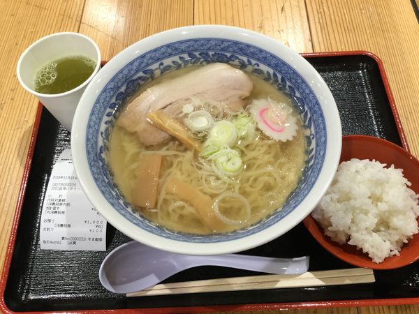 「山塩ラーメン(¥800)」@日本橋ふくしま館 MIDETTE ミデッテの写真