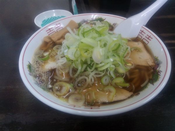 「あっさり　ねぎだく」@長尾中華そば 青森駅前店の写真