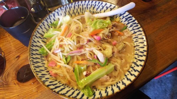 「カメ婆さんのチャンポン」@元祖長浜 大学ラーメンの写真