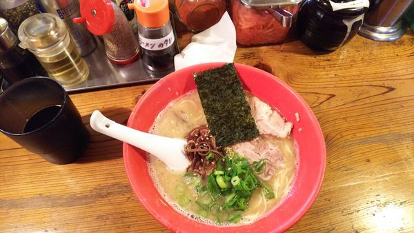 「ラーメン」@元祖長浜 大学ラーメンの写真