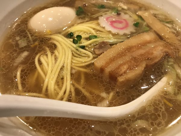 「中華そば 780円」@つけめんTETSU ららぽーと豊洲マリーナキッチン店の写真