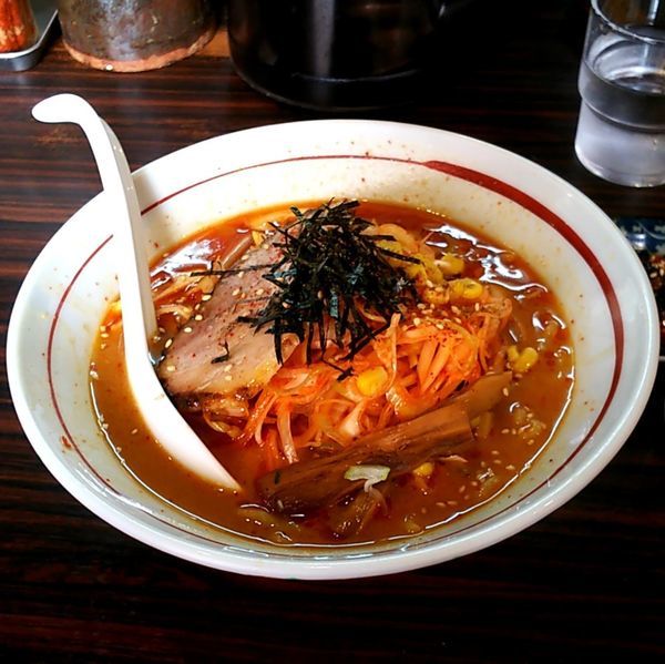 「辛ねぎ味噌らー麺＋辛みそ」@らー麺 あけどやの写真