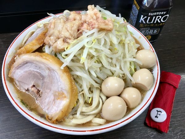 「小ラーメン＋うずら」@ラーメン二郎 川越店の写真