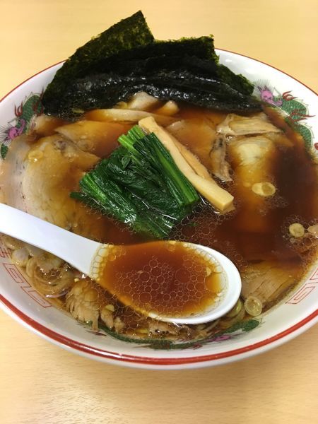 「チャーシューメン+のり+ほうれん草（900円）」@ラーメン フーマの写真