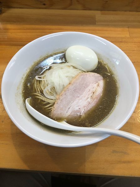 「中華ソバ＋味玉」@煮干中華ソバ イチカワの写真