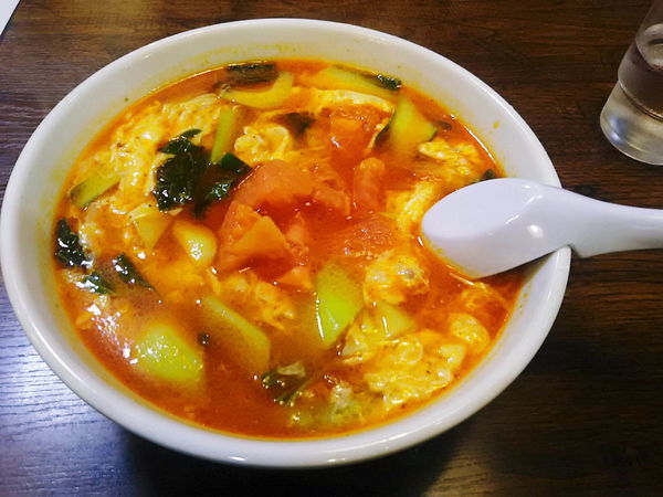 「酸辣トマトラーメン961円」@馬鹿旨の写真