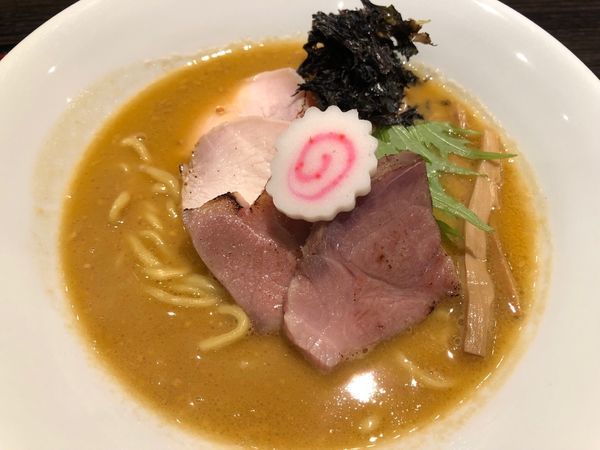 「限定 あん肝と牡蠣の味噌そば 950円」@鶏そば なんきち 東京店の写真