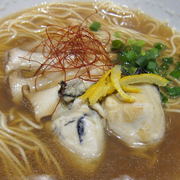 「牡蠣そば 1,000円」@銀座 風見の写真