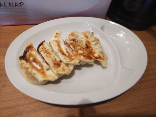 「ライン登録プレゼントの餃子」@横浜家系ラーメン 小作大和家の写真