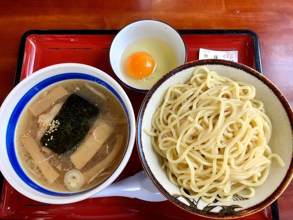 「あつなま塩味(温盛り¥730+生卵¥50)¥780」@武蔵村山大勝軒の写真
