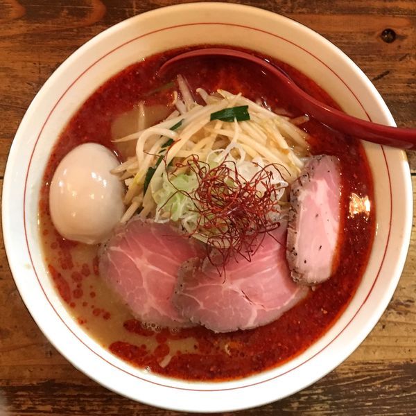 「特製辛味噌らーめん大盛」@東京味噌らーめん 鶉の写真