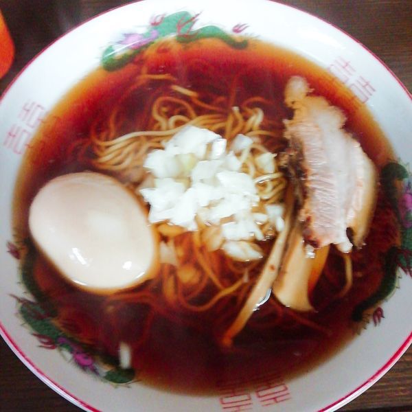 「ラーメン＋煮たまご」@中華そば たてしなの写真