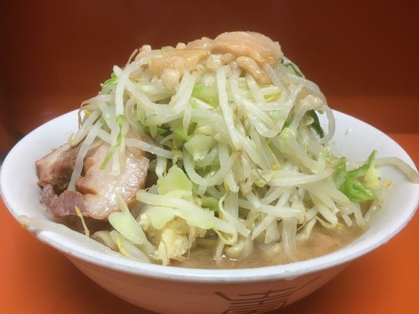 「ラーメン（ﾆﾝﾆｸｽｸﾅﾒ ｱﾌﾞﾗ）」@ラーメン二郎 相模大野店の写真