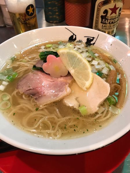「鶏そば  野田塩」@津軽煮干中華蕎麦 サムライブギーの写真