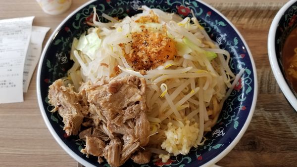 「ジャンクまぜそば　大盛り」@凌駕IDEA イオンモール松本店の写真