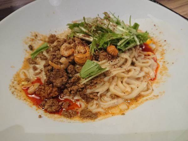 「汁無し痺れあり麺150グラム 800円」@175°DENO～担担麺～ 札幌北口店の写真