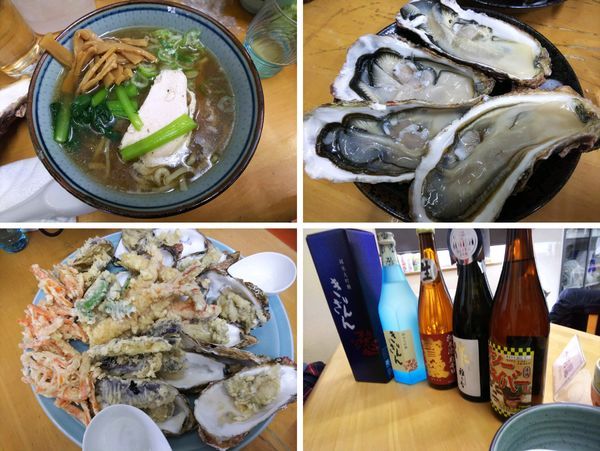 「【限定師走】活大牡蠣蕎麦S活牡蠣＋天婦羅など　3000円」@MENYA 食い味の道有楽の写真