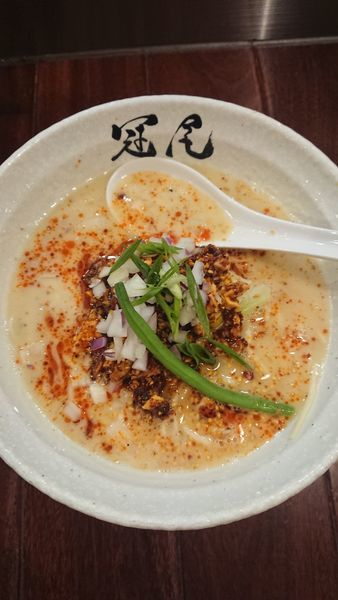 「鶏担湯ラーメン」@らぁめん冠尾 恵比寿西店の写真
