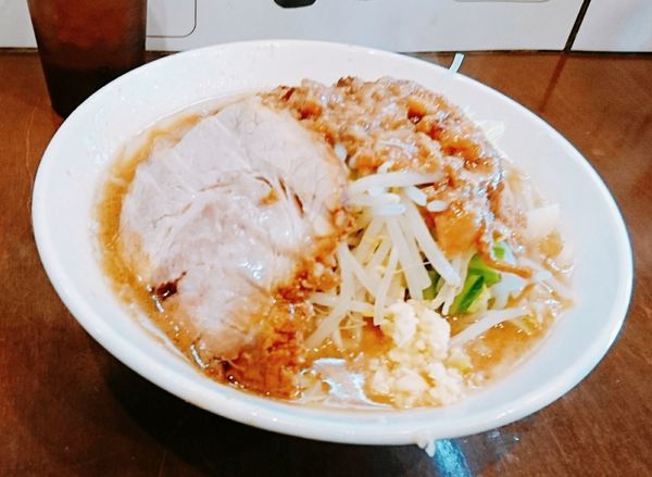 「ミニラーメン ニンニク脂少し」@麺屋 歩夢の写真
