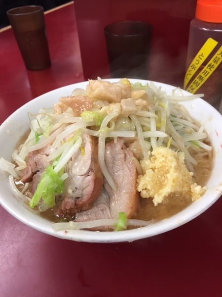 「ラーメン 750円（ニンニク・アブラ）」@ラーメン二郎 相模大野店の写真