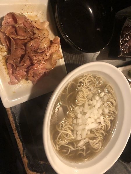 「本日の煮干しそば」@灰汁中華 丿貫 福富町本店の写真