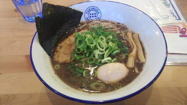 「魚介豚骨ラーメン+味玉 850円」@YUKIMURA NOODLES & COFFEEの写真