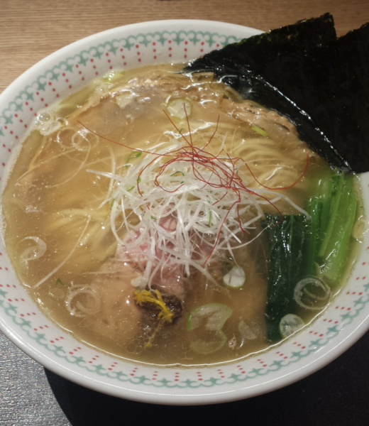 「塩そば750円」@中華そば 勝本の写真