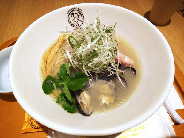 「【寿製麺よしかわ】しじみそば　850円」@むぎくらべの写真