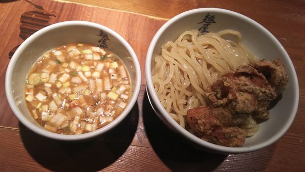 「濃厚鶏天つけ麺」@麺屋武蔵 二天 池袋店の写真