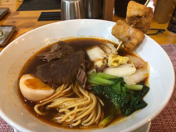 「【2周年限定】漢の中華そば1000円」@汁そば といろの写真