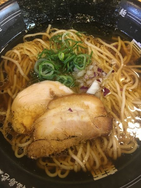 「トリュフ薫る中華そば+わさび飯¥720」@福島壱麺の写真