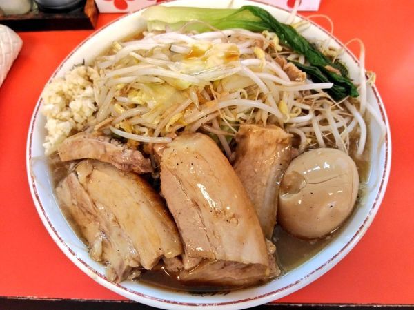 「29の日限定 豚あんかけらーめん」@赤ひげラーメン 那覇松山店の写真