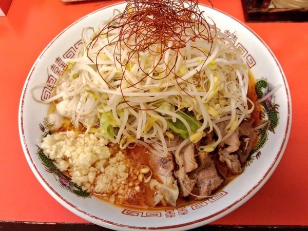 「辛ひげラーメン」@赤ひげラーメン 那覇松山店の写真