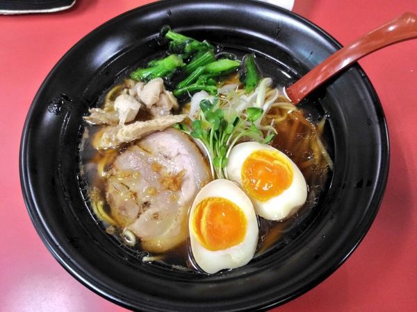 「期間限定 久米島赤鶏の醤油らぁめん」@和風らーめん はるやの写真