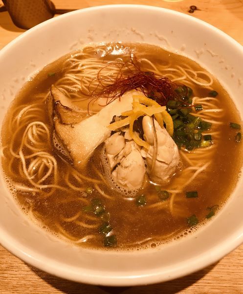 「期間限定 牡蠣そば ¥1000」@銀座 風見の写真