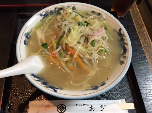 「タンメン 650円」@とんかつ おぎの写真